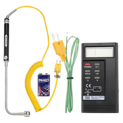 Digital Thermocouple Thermometer K Type Temperature Meter High Accuracy (-50 to 1300 C), with Surface Thermocouple Probe NR-81533A
