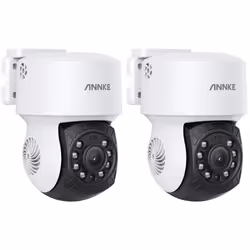 2Pack 2MP 1080P AHD CCTV Home Surveillance Dome Wired PT Camera with 350 pan and 90 tilt, 100ft IR Night Vision, IP65 Weather ...