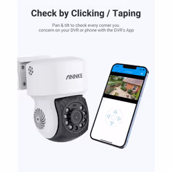 2Pack 2MP 1080P AHD CCTV Home Surveillance Dome Wired PT Camera with 350 pan and 90 tilt, 100ft IR Night Vision, IP65 Weatherproof Security