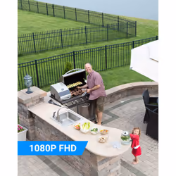 2Pack 2MP 1080P AHD CCTV Home Surveillance Dome Wired PT Camera with 350 pan and 90 tilt, 100ft IR Night Vision, IP65 Weatherproof Security