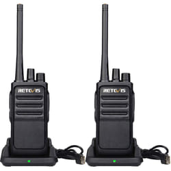 RT617 Walkie Talkie, PMR446 16 Channels, 2 Way Radio Professional, License Free CTCSS/DCS, VOX Scan Squelch, Rechargeable Walkie Talkies Long Range