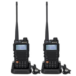 RA685 2 Way Radio Long Range, Dual Band Walkie Talkies for Adults, 5W 1800mAh LCD Display, DTMF VOX LED Flashlight Handheld, Rechargeable Walkie