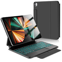 Magnetic Keyboard Case for 10.9 inch iPad Air 5th 2022/Air 4th 2020 and iPad Pro 11 inch (4th/3rd/2nd/1st Gen) With 7 Color Backlit Laptop Style Keys&