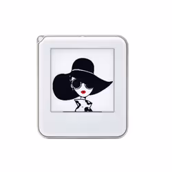 1.54inch NFC-Powered e-Paper No Battery Wireless Powering and Data Transfer (Pure White Case)
