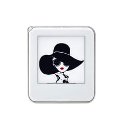 1.54inch NFC-Powered e-Paper No Battery Wireless Powering and Data Transfer (Pure White Case)