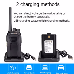 RT27 Walkie Talkies, Professional PMR446 2 Way Radio 16 Channels, VOX Hand Free License Free, Long Distance Walkie Talkie for School, Retail, Security