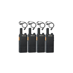 RT622P Walkie Talkies, Rechargeable 2 Way Radio,15mm Ultra-Thin, 1620mAh USB-C, VOX, Professional Walkie Talkies for Adults Long Range with Earpieces