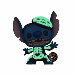 POP! Disney Lilo & Stitch #1234 - Skeleton Stich Glow Chase - Exclusive Collectible Vinyl Figure