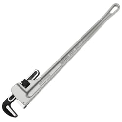 Pipe Wrench 30-Inch, MAXPOWER 760mm/30â Aluminum Straight Pipe Wrench Stillson Heavy Duty Plumbing Wrench Pipe Spanner for Plumber