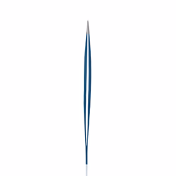 Tweezers Evolution 2in1 - Pointed Slant Tweezers - Sharp Point tip Tweezers for fine Hair - Eyebrow tweezer Switzerland - Blue