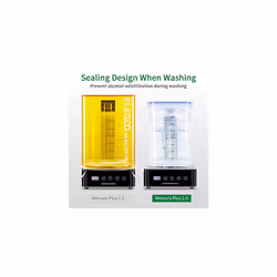 Wash and Cure Station Mercury Plus 2.0, Upgraded 2 in 1 Design Washing UV Resin Curing Machine with Washing Container and Busket for LCD/DLP/SLA Mars