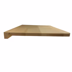Counter Edge Chopping Board XL - Protects Worktops and Enhances Kitchen Efficiency â Large Wooden Worktop Protector Board with Lip - Folded Edge