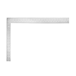 L Square 400x600mm/16x24inch Steel Metric Inch Double Scale 90 Degree Dual Side Angle Ruler Measuring for Carpenter Engineer
