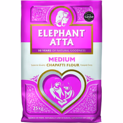 Elephant Atta Medium 25Kg ( pack of 1 )