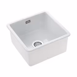 Rangemaster Rustique Inset or Undermount Fire-Clay Ceramic Sink - White - Additional view 2