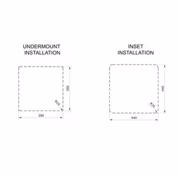 Rangemaster Rustique Inset or Undermount Fire-Clay Ceramic Sink - White - Additional view 4