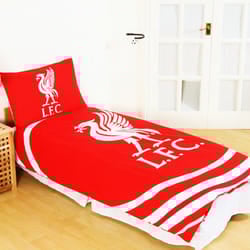 Liverpool FC Official Reversible Pulse Single Duvet Set