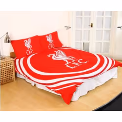 Liverpool FC Pulse Duvet Set - Double, Red/White