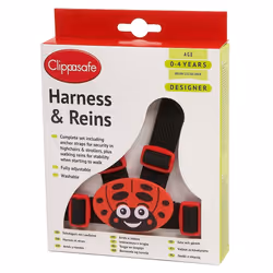Clippasafe Designer Ladybird Harness & Reins