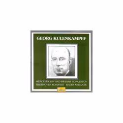Brahms Johannes Georg Kulenkampf CD