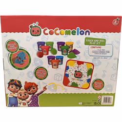 CoComelon Touch and Feel Play Set Tray Kids Sensory Dough Sand & Foam