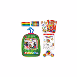CoComelon Arts and Crafts Backpack - Childrens Backpacks - CoComelon Backpack - Kids Activity Packs - CoComelon Colouring Boo ...