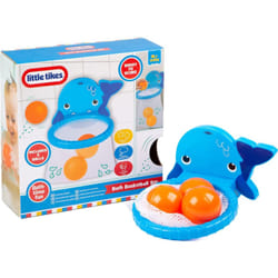 Little Tikes Kids Whale Bath Basketball Set with 3 Balls