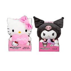 Hello Kitty Or Kuromi Light Up Cuddly Plush Assortment