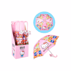 Sanrio Hello Kitty Pink Lightweight Dome Umbrella