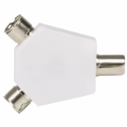 2 WAY DIGITAL TV FM RADIO COAXIAL COAX AERIAL Y SPLITTER ADAPTOR