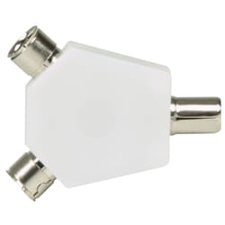 2 WAY DIGITAL TV FM RADIO COAXIAL COAX AERIAL Y SPLITTER ADAPTOR