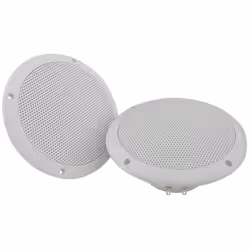 Water Resistant 6.5" Speakers | White | 100W Max | 8 Ohms