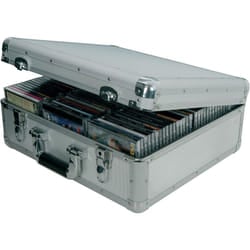 9 Citronic CDA-96 Aluminium 96x CD Compact Disc Flight Carry Storage Case Box