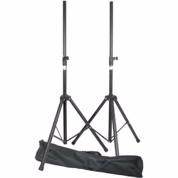 A pair of robust steel stands with lockable height adjustment. Can support large speakers with 35mm top hats. Supplied with a ...