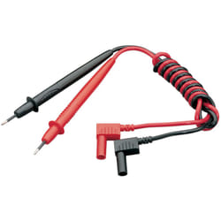 REPLACEMENT TEST PROBE LEADS RED BLACK FOR DIGITAL MULTIMETER MULTITESTER