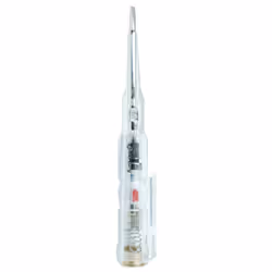Mains voltage fuse and continuity testing screwdriver multi test driver
