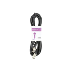 Qtx 190.082UK audio cable 6 m XLR (3-pin) Black