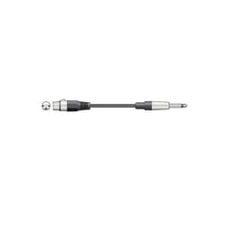 Qtx 190.086UK cable gender changer XLR 6.3 Mono Jack Plug Grey