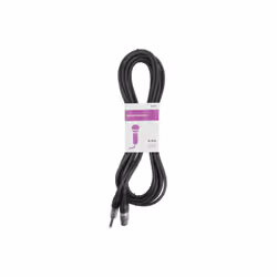 Unbalanced microphone/audio leads terminated at one end with a female XLR connector and at the other end with a 6.3mm mono ja ...