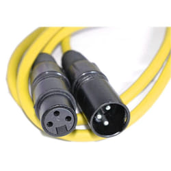 kenable 005970 audio cable 1.5 m XLR (3-pin) Yellow