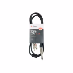 Chord Electronics 190.015UK, 2 x RCA, Male, 6.35mm, Male, 1.5 m, Black