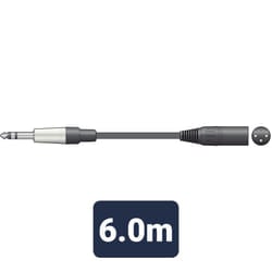 Citronic Classic Audio Leads 6.3mm TRS Jack Plug - XLR Male