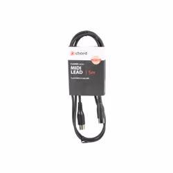 Chord Electronics 190.227UK, DIN (5-pin), Male, DIN (5-pin), Male, 1.5 m, Black