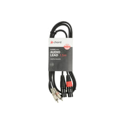 Chord Electronics 190.062UK audio cable 1.5 m 2 x XLR (3-pin) 2 x RCA Black