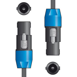1.5m QTX Speakon to Speakon Cable Passive Speaker Lead. 2 Core