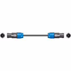1.5m QTX Speakon to Speakon Cable Passive Speaker Lead. 2 Core