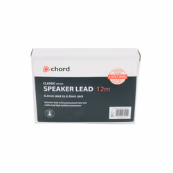 Chord Electronics 190.186UK, 6.35mm, Male, 6.35mm, Male, 12 m, Black