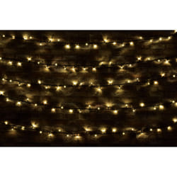 Heavy Duty 180 LED Outdoor String Fairy Light Static Extendable Warm White 18m