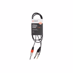 Chord Electronics 190.236UK, 3.5mm, Male, 2 x 6.35mm, Male, 1.5 m, Black