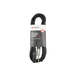 Chord Electronics 190.261UK audio cable 3 m XLR 6.35mm TRS Black